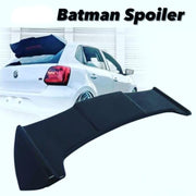 Auto Pearl Roof Wing Rear Spoiler Batman Style Compatible with All Car |Car Spoiler with Light Weight | Color - Black