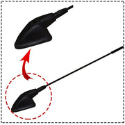 Auto Pearl - APA138 Vehicle Roof Mount Rubber Antenna Mast Flexible Car Antenna with Anti-Theft Design and Car Wash Safe - Black for Kwid/Brezza/Triber/City-ZX