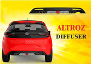Auto Pearl Rear Bumper Diffuser with LED Imported Quality Compatiable with Altroz