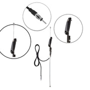 Auto Pearl - Vehicle Roof Mount Rubber Antenna Mast Flexible Car Antenna with Anti-Theft Design and Car Wash Safe - Black -Alto/Old WagonR/Zen