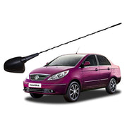 Auto Pearl - APA111 Vehicle Roof Mount Rubber Antenna Mast Flexible Car Antenna with Anti-Theft Design and Car Wash Safe - Black - Indigo/Storm/Ventura/Indica/Palio/Manza/Vista