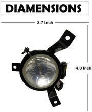 Car Fog Lamp Light with Wiring Kit Compatible with- Tata Sumo (Set of 2)