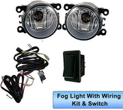 Car Fog Lamp Lights With Wiring kit and Switch Compatible with- Indica Old, Indica Vista (Without Plastic Sash Cover) ( Small, Set of 2)