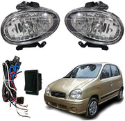 Car Fog Lamp Light Compatible with- Old Santro (Set of 2)