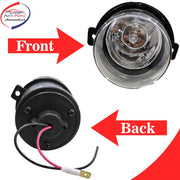 Car Fog Lamp Lights With Wiring kit and Switch Compatible with- WagonR Old (Without Plastic Sash Cover) (Medium, Set of 2)