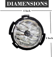 Car Fog Lamp Lights with Wiring kit and Switch for Tata Tiago (Set of 2)