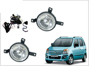 Car LED Fog Lamp Light Compatible with- WagonR (2007-2009) (Set of 2)