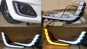 DAY RUNNING LIGHT FOG LIGHT DRL WITH INDICATOR FOR MARUTI Suzuki swift 2014 to 2017 and above (Set of 2) (Copy)