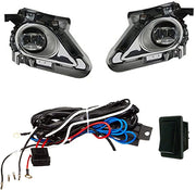 O.E Type Car Fog Lamp Lights With Wiring Kit And Switch For Toyota Innova Crysta (Set of 2)