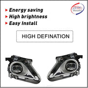 O.E Type Car Fog Lamp Lights With Wiring Kit And Switch For Toyota Innova Crysta (Set of 2)