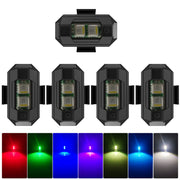 Sight Bicycle Safety Signal Warning Motorcycle Helmets led LED & USB Charging for all kind of Drones (Multicolor)