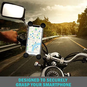 Motorcycle Universal Phone Holder Bike Phone Mount Compatible with 4