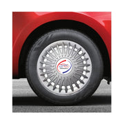 R13 Press Type Hubcap Rush Wheel Cover Replacements for OEM Steel Wheels Polypropylene