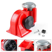 Air Horn with Compressor Snail Electric Car Horn 12V 150db Super Loud Nautilus Wiring Harness compatible with All Cars
