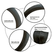Ring Type Car Steering Wheel Cover Universal Genuine PU Non-Slip Natural Rubber Well Padded Grip Breathable Leatherite for - All Car (Snapon Circle Black) Small