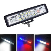 Auto Pearl High Beam Hazard Flasher LED Light With Flashing Modes, White, Red & Blue Colour compatible with 1-Series (Pack Of 1)