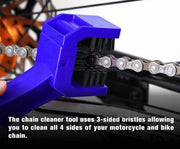 Multipurpose Motorcycle/Cycle Chain Cleaner Brush Bike Chain Clean Brush