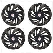 Auto Pearl Ertiga Set of 4 Pcs Press Type Hubcap Wheel Cover Replacements for OEM Steel Wheels ABS with Retention Ring for Ertiga