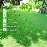 Waterproof Artificial Grass Mat for Balcony | Green Grass Carpet for Balcony | All-Weather Home and Office