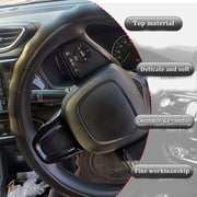 Ring Type Car Steering Wheel Cover Medium (Gold Full Cola) for Cars