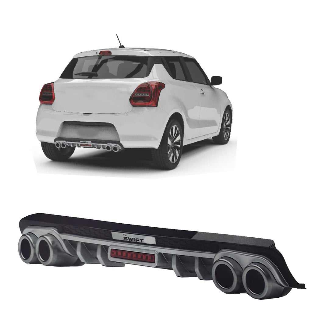 Bumper Diffuser (Rear) Reflector Imported Quality Compatible for Swift ...