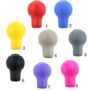 Car Non Slip Soft Silicon Cola Color Gear Shift Knob Cover- (Round Shape)