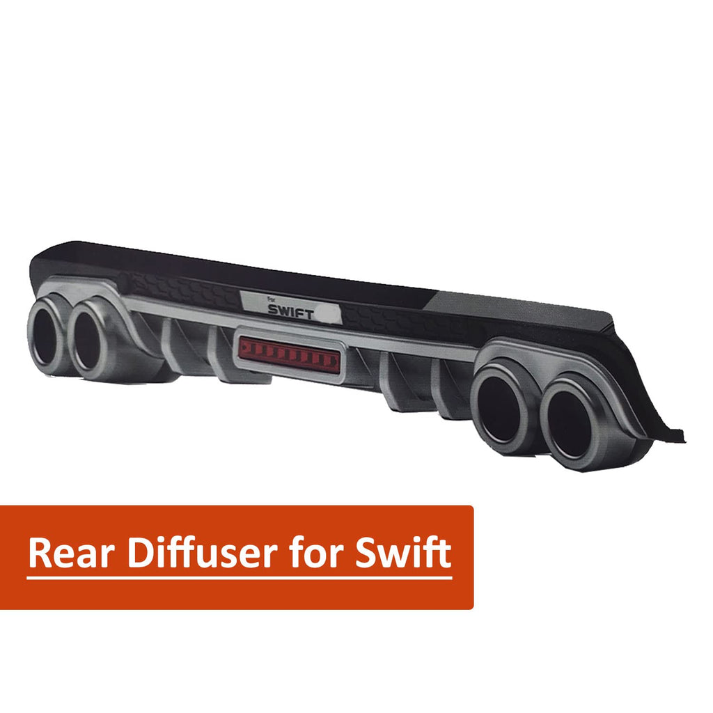 Bumper Diffuser (Rear) Reflector Imported Quality Compatible for Swift ...
