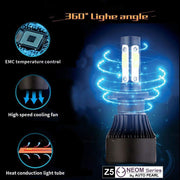 Auto Pearl H8/H9/H16 80W LED Foglight with Better Heat Dissipation 6000K, 3500LM Water Resistant White Light compatible with All Cars (Pack of 2)