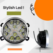 Auto Pearl High Power Premium Quality 12 Led DRL Fog Lamp Fog light Assembly