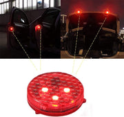 Car Door Warning Open Lights Indicator Decor Interior Flash Magnetic car led Lights for Anti Rear-End (RED) Free Batteries