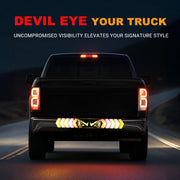 Auto Pearl Light Bar with Eyes Decal, Adjustable Turn Signal/Brake/Running Light (Pack of 1)