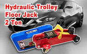Car Jack (2 ton) Car Hydraulic Floor Jack Trolley Jack Compatible with All Cars
