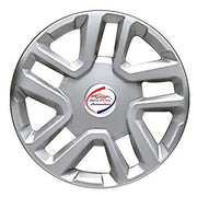 Press Type R16 Hubcap Brezza Wheel Cover Replacements for OEM Steel Wheels Polypropylene Material with Retention Ring | Set of 4 Pcs