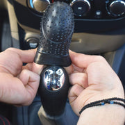 Car Non Slip Soft Silicon Black Color Gear Shift Knob Cover- (Auto Transmission)