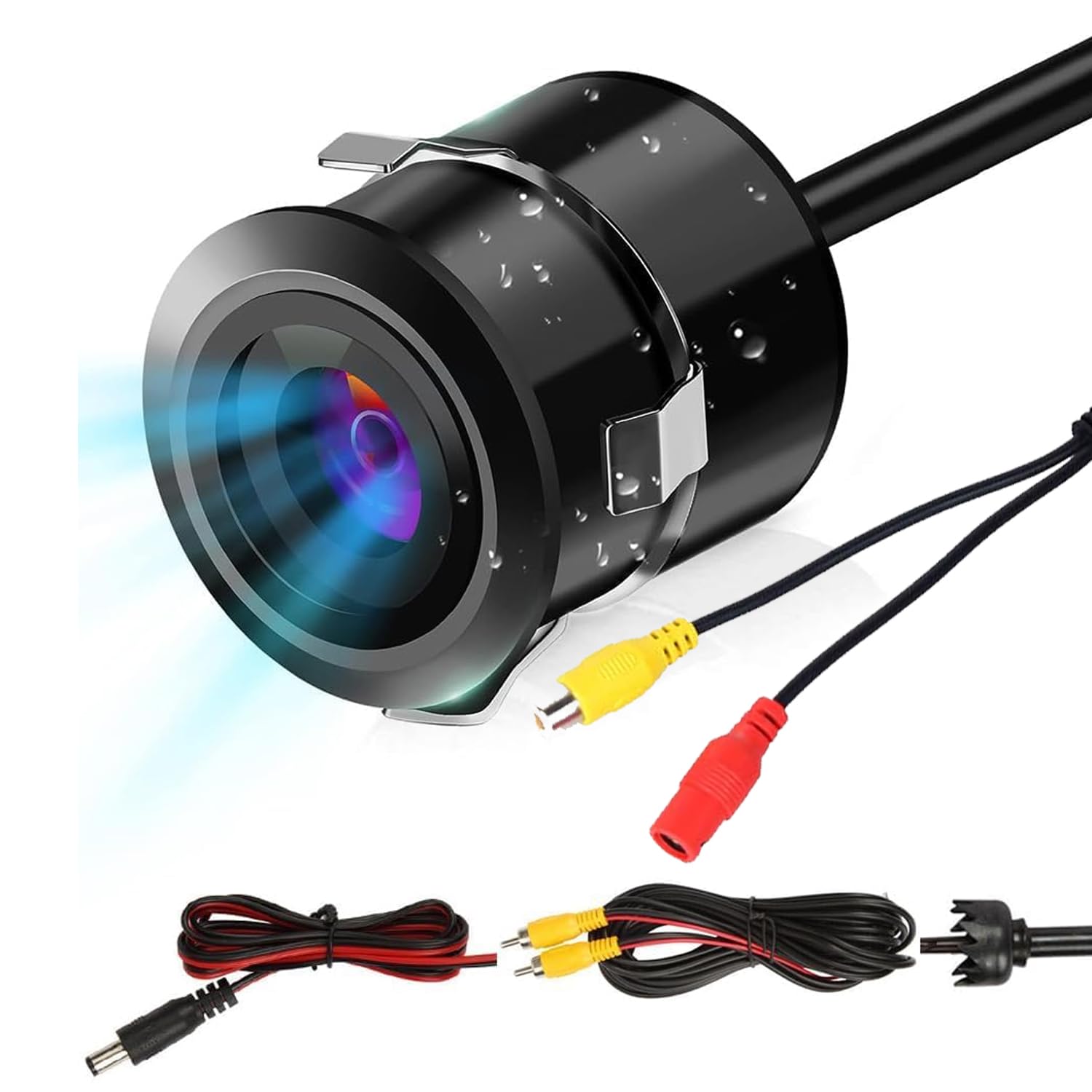 Auto Pearl - AHD 1080P Car Reverse Camera|170° Wide Angle|IP68 Waterproof| Night-Vision Compatible with Car Android Monitors, Universal for All Cars, Bus & Truck