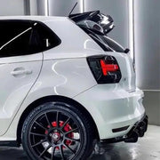 Auto Pearl Roof Wing Rear Spoiler Batman Style Compatible with All Car |Car Spoiler with Light Weight | Color - Black