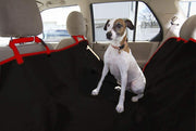 Dog Car Seat Cover, Waterproof & Scratch Proof & Nonslip Back Seat Cover, Dog Travel, Pet Cover (Black)