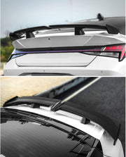 Auto Pearl Roof Wing Rear Spoiler M3 Compatible with All Car |Car Spoiler with Light Weight | Color - Black