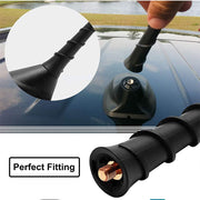 Auto Pearl - APA307 Vehicle Roof Mount Rubber Antenna Mast Flexible Car Antenna with Anti-Theft Design and Car Wash Safe - Black -Dzire New / Swift New / i10 New / Verna Fludic