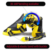 K12 Black & Yellow Protective Knee Guard 2 Pcs for All Bikes