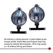 Auto Pearl Car Fog Lamp Lights Compatible with Eeco 2020 (Set of 2)