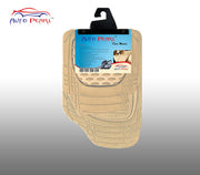 Heavy Duty Transparent 4Pcs PVC Rubber Car Mat