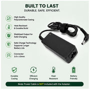 45W 19V 2.37A Laptop Charger for Acer with 3.0x1.0 mm Pin