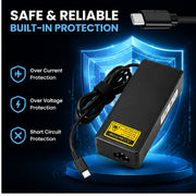90W 20V 4.5A USB Type-C Universal Laptop Charger for All USB-C PD Laptops