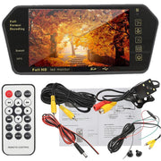 7 Inch Bluetooth Rear View Dashboard LED Monitor Screen MP5, MP3, with Bumper Camera