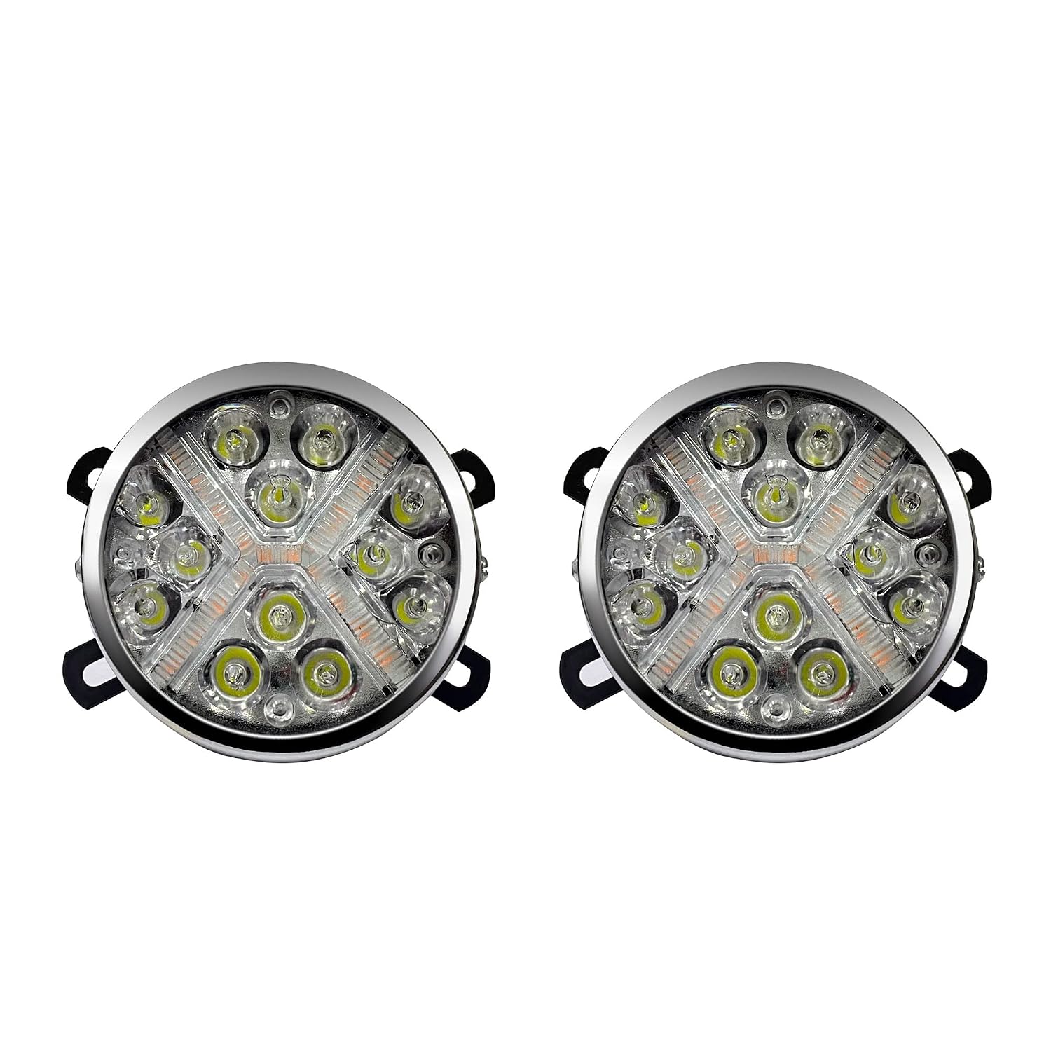 Auto Pearl High Power Premium Quality 12 Led DRL Fog Lamp Fog light Assembly