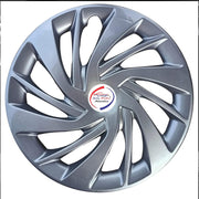 Auto Pearl Ertiga Set of 4 Pcs Press Type Hubcap Wheel Cover Replacements for OEM Steel Wheels ABS with Retention Ring for Ertiga