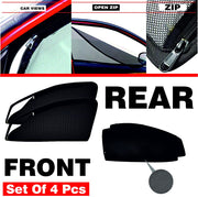 Zipper Magnetic Car Curtain Sunshades for Maruti
