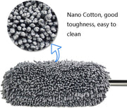 Microfiber Duster with Extendable Handle for Car Cleaning Kitchen Brush Dusting Tool Handle Duster Pack of 1