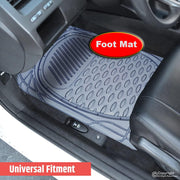 Heavy Duty Transparent 4Pcs PVC Rubber Car Mat